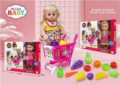 14寸（30cm)公仔娃娃套装3款混装带IC（包AG13*3粒） - OBL928034