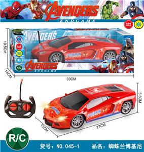 1:14四通带前灯蜘蛛侠兰博基尼遥控车 - OBL928107
