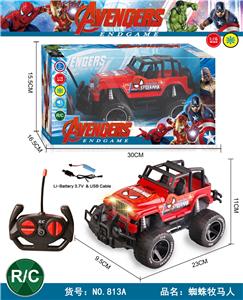 1:16四通带前灯越野包电遥控车（蜘蛛牧马人） - OBL928122