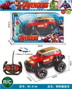 1:16四通带前灯越野包电遥控车（钢铁侠酷路泽)） - OBL928128