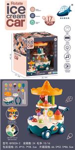 扮家家电动万向旋转雪糕车
（电动万向灯光音乐） - OBL928336