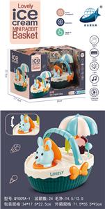 扮家家萌兔雪糕篮
（电动万向灯光音乐） - OBL928340