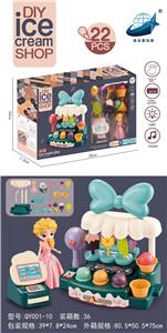 扮家家冰淇淋店(公主收银机）
（灯光音乐） - OBL928347