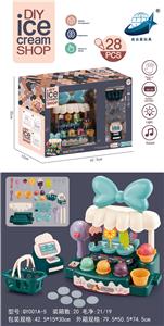 扮家家冰淇淋店(收银机 购物篮）
（灯光音乐） - OBL928350