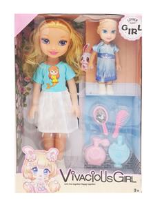 14寸空身带音乐时尚女孩 带6寸空身女孩+梳子镜子吸塑 - OBL928404