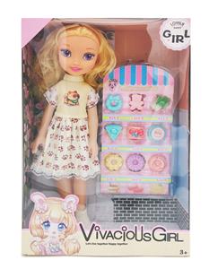 14寸空身带音乐时尚女孩 带甜品吸塑 - OBL928416