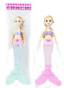11寸实身4D眨眼美人鱼公主 带灯光和音乐功能 包电 - OBL929060