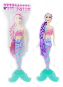 11寸实身长辫灯光美人鱼公主 仅带灯光功能 包电 - OBL929061
