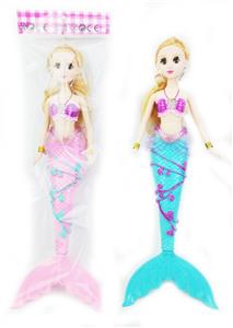 11寸实身4D眨眼美人鱼公主 带灯光和音乐功能 包电 - OBL929070