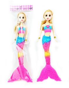 11寸实身4D眨眼灯光彩虹美人鱼公主 仅带灯光功能 包电 - OBL929075