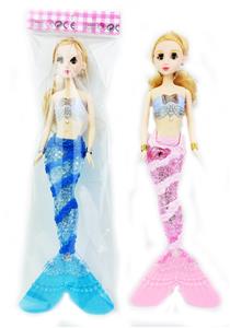 11寸实身4D眼美人鱼公主 带灯光和音乐功能 包电 - OBL929078