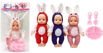 10寸四声兔娃配餐具 - OBL929791