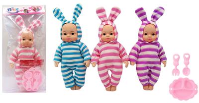 12寸四声兔娃配餐具 - OBL929794