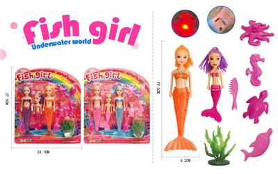 19.5CM小凯丽美人鱼（包电 2粒AG3） - OBL930049