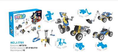 拆装积木(111PCS)5in1  电动款 - OBL930139