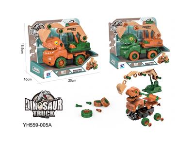 DIY惯性拆装恐龙工
程车 - OBL931217