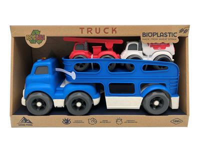 灯光声音-麦秆料滑行拖头运输车（配2只麦秆料滑行车） - OBL933076