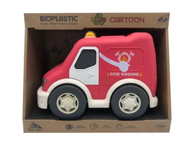 灯光声音-麦秆料滑行消防车 - OBL933077