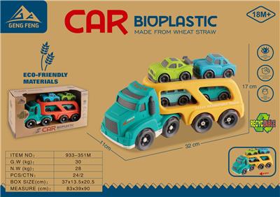 麦秆料拖头运输车-（大车滑行-小车滑行） - OBL933082
