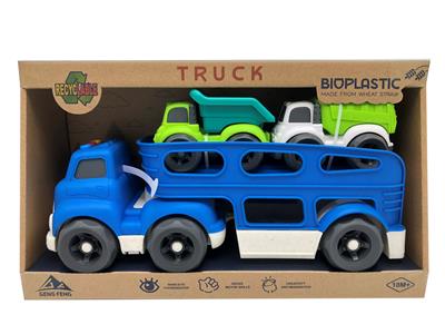 灯光声音-麦秆料滑行拖头运输车（配2只麦秆料滑行车） - OBL933089