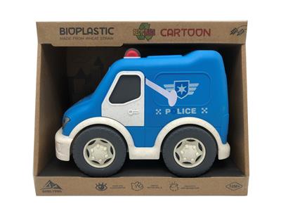 灯光声音-麦秆料滑行警车 - OBL933091