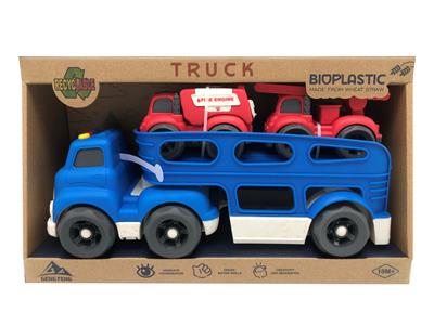 灯光声音-麦秆料滑行拖头运输车（配2只麦秆料滑行车） - OBL933098