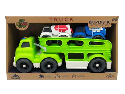 灯光声音-麦秆料滑行拖头运输车（配2只麦秆料滑行车） - OBL933129