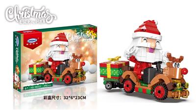 鹿拉车圣诞老人  390PCS - OBL933295