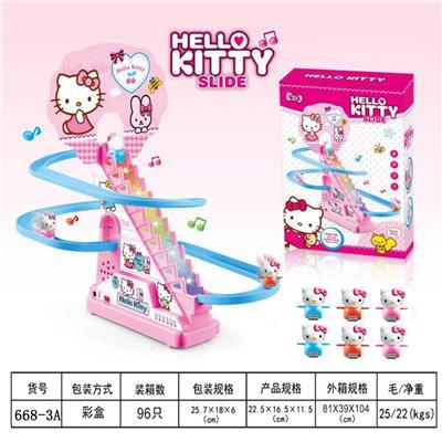 6只公仔-KT猫爬楼梯 - OBL934317
