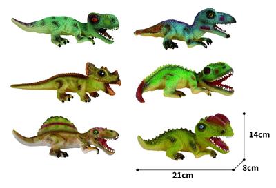 环保搪胶6款恐龙幼崽混装/AG3/不带IC少1.2元 - OBL935110