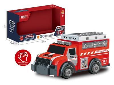 智能触控消防车带灯光音乐3AA不包 - OBL935130
