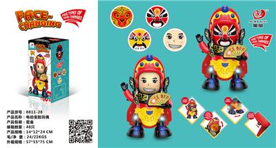 电动灯光音乐变脸玩偶（图片色） - OBL935854