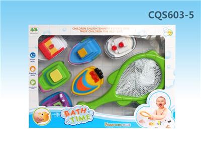 鱼网+6只喷水玩具 - OBL936735