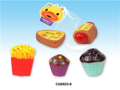 5款搪胶喷水食物 - OBL936855