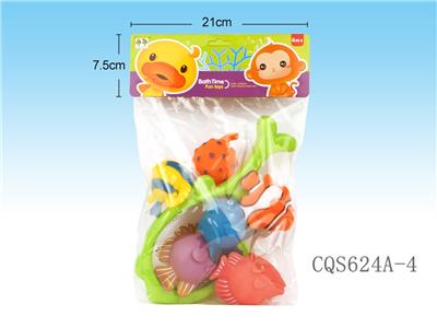6只喷水玩具+鱼网 - OBL936890