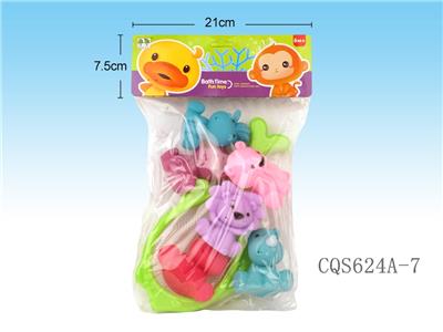 6只喷水玩具+鱼网 - OBL936893