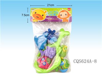 6只喷水玩具+鱼网 - OBL936894