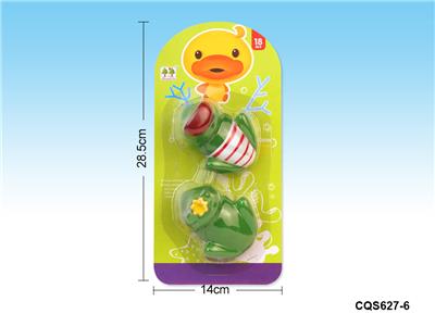 2只搪胶青蛙(带B响) - OBL936913