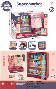 收银机配冷藏柜+食物                (收银机带计算、扫描、声音功能) - OBL938200