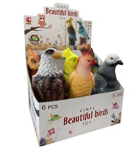 搪胶充棉鸟/6款混装 - OBL939727