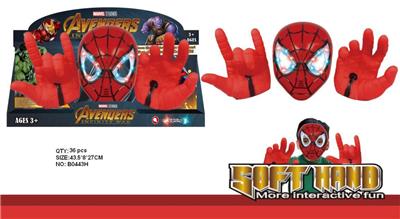 灯光蜘蛛侠面具手套 - OBL942071