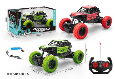 1:18合金攀爬四通遥控车带灯光包电 - OBL942560