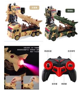 1:12喷雾迷彩军事变形车 - OBL943008