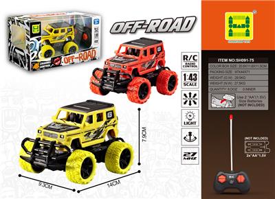 1：43 四通灯光大G移印遥控车（无包电） - OBL943037