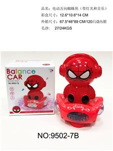 电动万向蜘蛛侠平衡车（带灯光和音乐） - OBL943701
