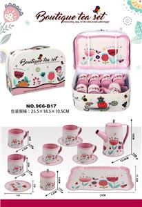 过家家粉红古典花高壶礼品盒 - OBL943983