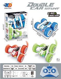 2.4G特技翻斗双面车（配3.7V锂电.USB线.遥控器2粒AA不包） - OBL944477