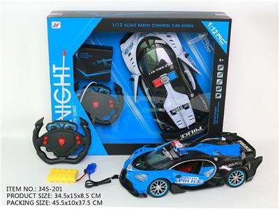 五通1:12开车门布加特警车（包电） - OBL946010