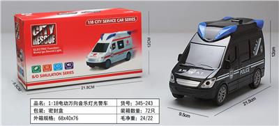 1:18万向音乐警车(不包电） - OBL946058