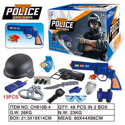 警察套装（小左轮枪，灯光，声音） - OBL946455